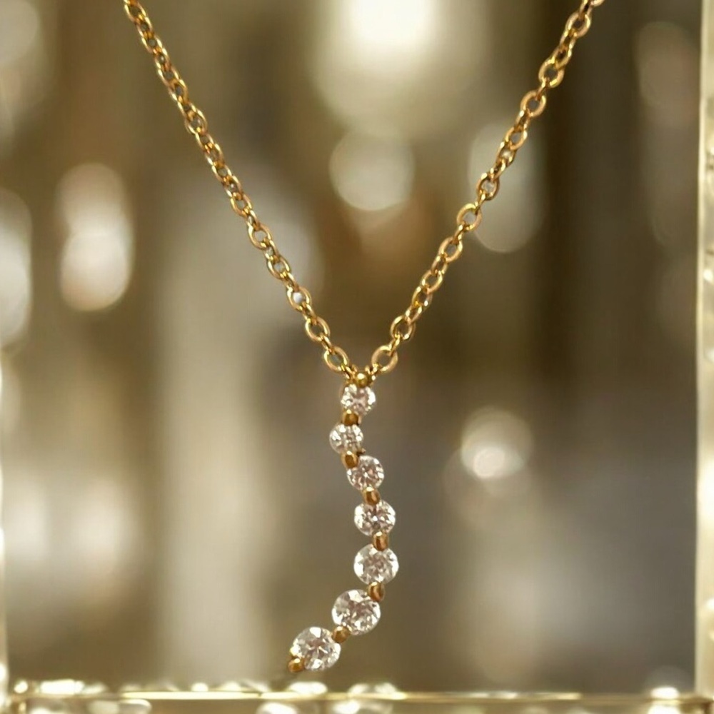 💖Gorgeous S Shape CZ Necklace